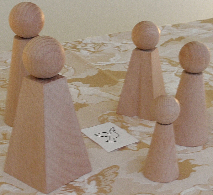 Einzelaufstellung mit Figuren