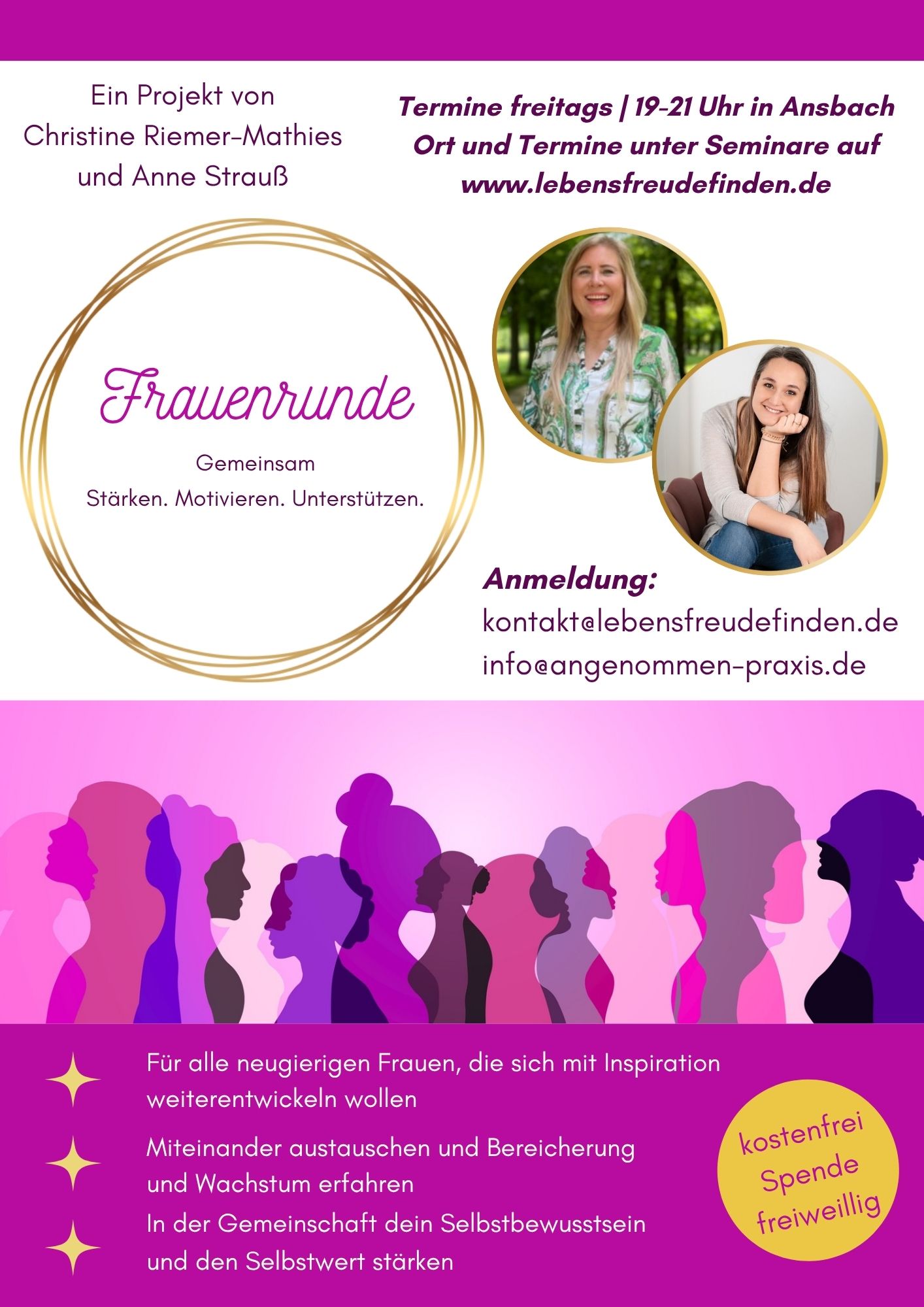 Frauenrunde Plakat Ansbach