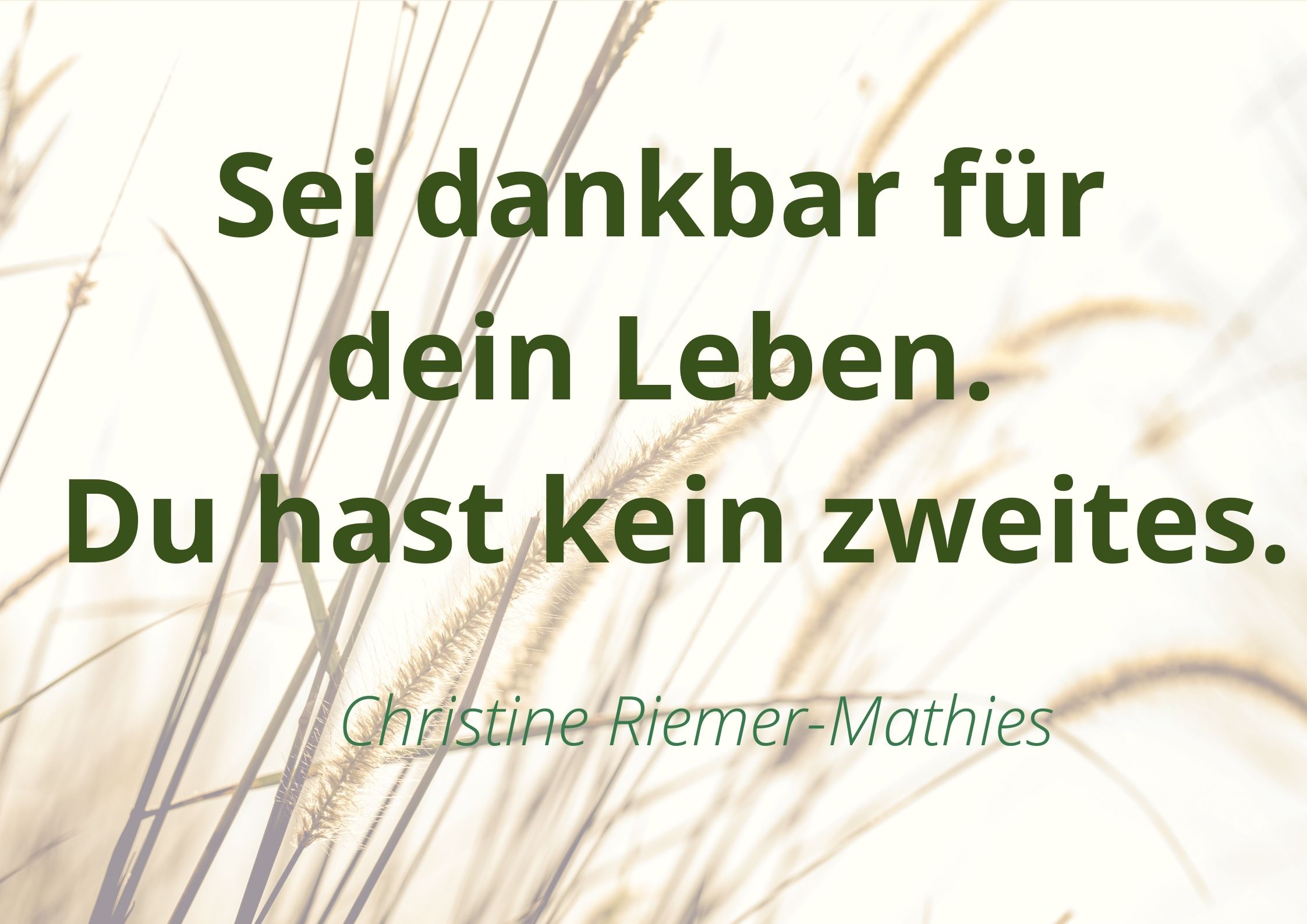 Spruch4 Christine Riemer Mathies